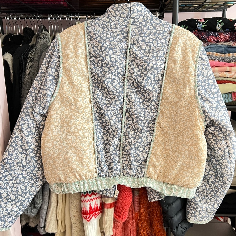 Blank Nyc Quilted Patchwork Jacket - image 8